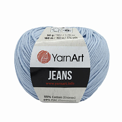 Пряжа YarnArt 'Jeans' 50гр 160м (55% хлопок, 45% полиакрил)