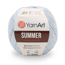 Пряжа YarnАrt 'Summer' 100гр 350м (70% хлопок, 30% вискоза)