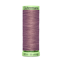 03 Нить Top Stitch 30/30 м для декоративной отстрочки, 100% полиэстер Gutermann 744506 (126 бежево-стальной)