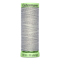 03 Нить Top Stitch 30/30 м для декоративной отстрочки, 100% полиэстер Gutermann 744506 (038 св.серый)