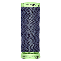 03 Нить Top Stitch 30/30 м для декоративной отстрочки, 100% полиэстер Gutermann 744506 (093 аспидно-серый)