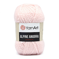 Пряжа YarnArt 'Alpine Angora' 150гр 150м (20% шерсть, 80% акрил) (340 нежно-розовый)