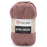 Пряжа YarnArt 'Alpine Angora' 150гр 150м (20% шерсть, 80% акрил) (342 пыльная роза)