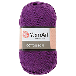 Пряжа YarnArt 'Cotton soft' 100гр 600м (55% хлопок, 45% акрил)