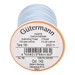 14 Нить Tera 180/2000 м оверлочная, 100% полиэстер Gutermann 735884