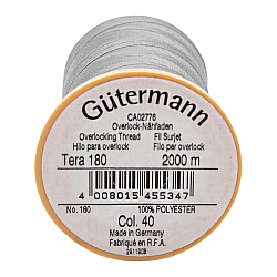 14 Нить Tera 180/2000 м оверлочная, 100% полиэстер Gutermann 735884