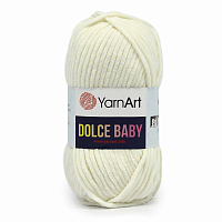 Пряжа YarnArt 'Dolce Baby' 50гр 85м (100% микрополиэстер) (745 молочный)