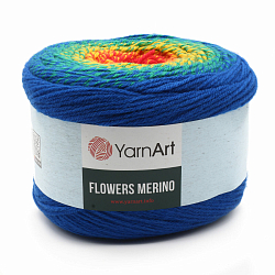 Пряжа YarnArt 'Flowers Merino' 225гр 590м (25% шерсть, 75% акрил)