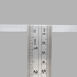 1С27 Тесьма эластичная (продежка) 4,6гр/м, эластичность 173%, 7мм*10м, белая (Мн)