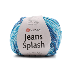 Пряжа YarnArt 'Jeans Splash' 50гр 160м (55% хлопок, 45% акрил)