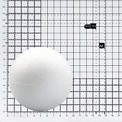 Заготовка для декорирования из пенопласта 'Шар', d 10см