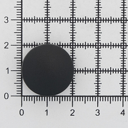 1679 Кнопка 5/20 (S-образная) 20мм (A) пластик, черный BIG