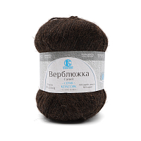 Пряжа Камтекс 'Верблюжка' 100гр. 250м. (70% верблюжья шерсть, 30% акрил) (268 темный шоколад)