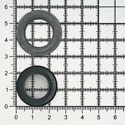 64744 Люверс д-14,5мм чернен. плоский ГР
