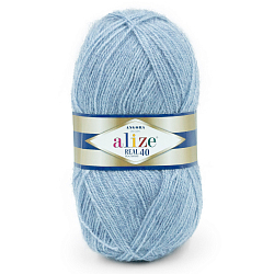 Пряжа ALIZE 'Angora real 40' 100 гр. 430м (40% шерсть, 60% акрил)