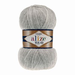 Пряжа ALIZE 'Angora real 40' 100 гр. 430м (40% шерсть, 60% акрил)