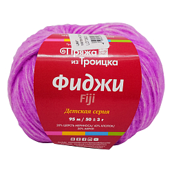 Пряжа из Троицка 'Фиджи' 50гр. 95м. (20% мериносовая шерсть, 60% хлопок, 20% акрил)