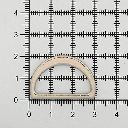819-035 Полукольцо литое 25мм (30*20мм) цв.металл