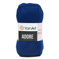 Пряжа YarnArt 'Adore' 100гр 280м (100% акрил с эффектом анти-пиллинга) (350 синий)