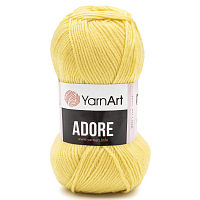 Пряжа YarnArt 'Adore' 100гр 280м (100% акрил с эффектом анти-пиллинга) (332 лимонный)