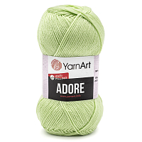 Пряжа YarnArt 'Adore' 100гр 280м (100% акрил с эффектом анти-пиллинга) (359 светло-зеленый)