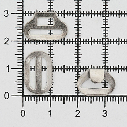 С-44 ВОС Крючок для галстука (3 части) 11мм металл, никель