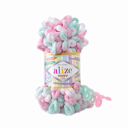 Пряжа Alize 'Puffy Color' 100г 9м (100% микрополиэстер)