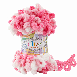 Пряжа Alize 'Puffy Color' 100г 9м (100% микрополиэстер)