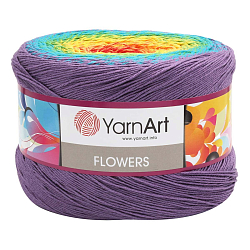 Пряжа YarnArt 'Flowers' 250гр 1000м (55% хлопок, 45% полиакрил)