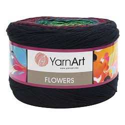 Пряжа YarnArt 'Flowers' 250гр 1000м (55% хлопок, 45% полиакрил)