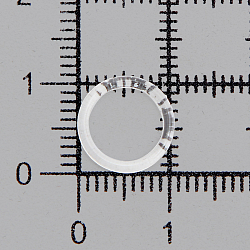 ГТ1000 Кольцо 8мм пластик, прозрачный