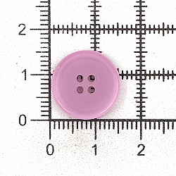 CB 3652 Пуговица 24L (15мм) 4 прокола, пластик