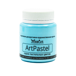 Краска акриловая ArtPastel, голубой, 80мл, Wizzart