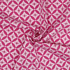 647711 Ткань коллекция 'Jersey', 48*50см, 95% хлопок, 5% эластан Gutermann 890 ярко-розовый/узоры в ромбах