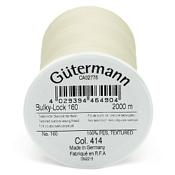 15 Нить Bulky-Lock 160/2000 м оверлочная текстурированная, 100% полиэстер Gutermann 730805