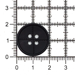 CN 2764 Пуговица 32L (20мм) 4 прокола, пластик