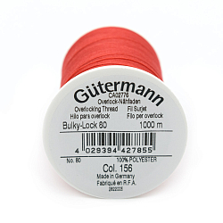 15 Нить Bulky-Lock 80/1000 м оверлочная текстурированная, 100% полиэстер Gutermann 730808